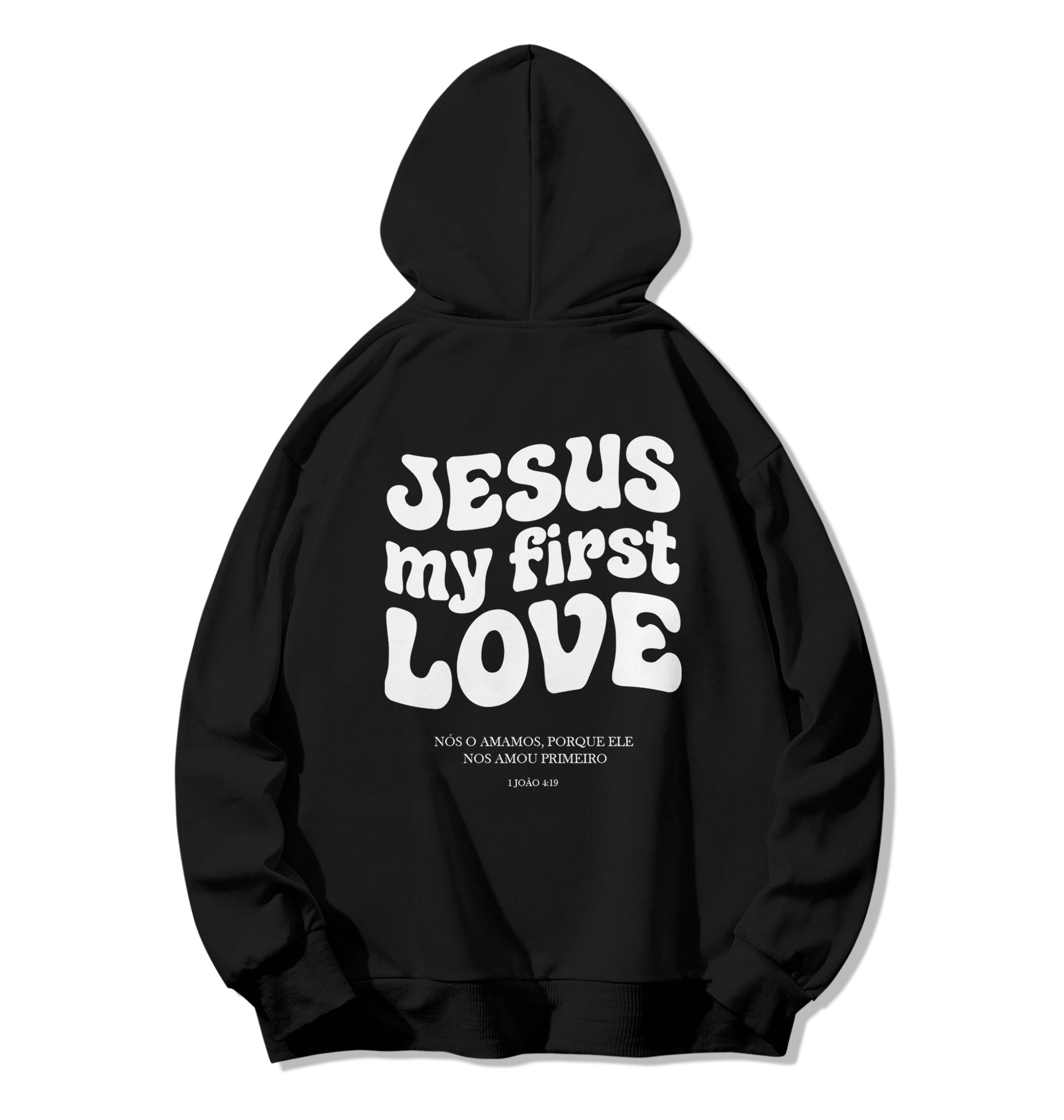 Moletom Saven - JESUS MY FIRST LOVE - Preto