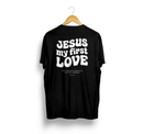 Camiseta Primeiro Amor CASUAL - Preta