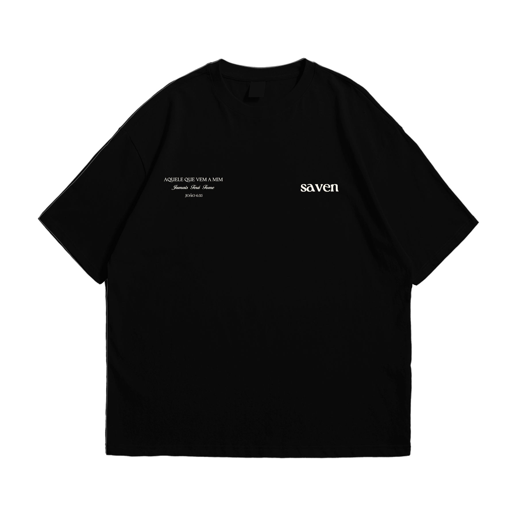 CAMISETA THE BREAD OF LIFE - OVERSIZED - Preta