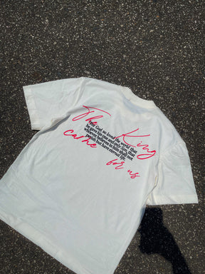 CAMISETA THE KING HAS COME - [OVERSIZED] - Off White