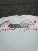 CAMISETA THE KING HAS COME - OVERSIZED - Off White