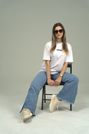 Camiseta Primeiro Amor OVERSIZED - Branca
