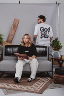 Camiseta GOD HAS A PLAN - Branca [OVERSIZED]