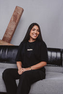 Camiseta GOD'S PLAN IS WORTH THE WAIT - Preta [OVERSIZED]