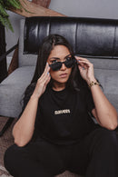 Camiseta GOD'S PLAN IS WORTH THE WAIT - Preta [OVERSIZED]