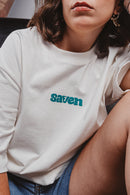 Camiseta GOD'S PLAN IS WORTH THE WAIT - Off White [OVERSIZED]