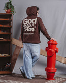 Moletom GOD HAS A PLAN - Marrom