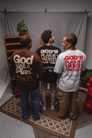 Camiseta GOD'S PLAN IS WORTH THE WAIT - Branca [OVERSIZED]