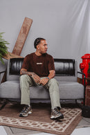 Camiseta GOD HAS A PLAN - Marrom [OVERSIZED]