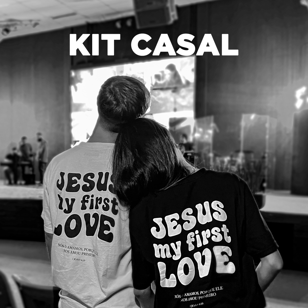 KIT CASAL OVERSIZED - Jesus Primeiro Amor