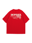 CAMISETA THE KING HAS COME - OVERSIZED - Vermelha