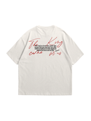 CAMISETA THE KING HAS COME - OVERSIZED - Off White